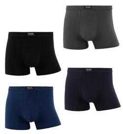 4er Pack Herren Boxershorts | weiche atmungsaktive Viscose-Bambus Übergröße Retroshorts (as3, Alpha, 4X_l, Regular, Regular, Mehrfarbig) von Palleon