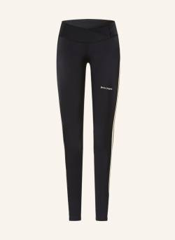 Palm Angels Leggings Mit Galonstreifen schwarz von Palm Angels