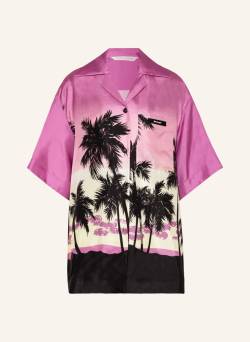 Palm Angels Seidenbluse lila von Palm Angels