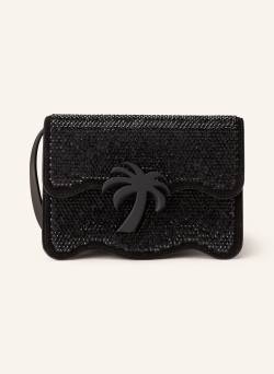 Palm Angels Umhängetasche Palm Beach Medium Mit Schmucksteinen schwarz von Palm Angels