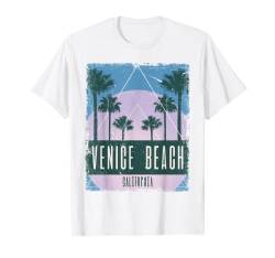 Venice Beach California CA Vintage Vaporwave Retro 80er Jahre T-Shirt von Palms Beach Vintage Apparel & Gifts