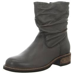 Palpa Pafe1800 Grau - gefütterte Stiefelette - Damenschuhe Top Trends, Grau, leder, absatzhöhe: 25 mm Klassische Stiefeletten für Damen von Palpa