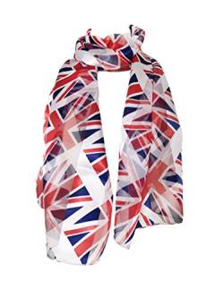 Mehrere kleine Union Jack Schal. Dünne, schönen Schal. Ideal für alle Kleidung. Fantastisches Geschenk (Multiple small Union jack scarf thin pretty scarf great for any outfit lovely gift) von Pamper Yourself Now