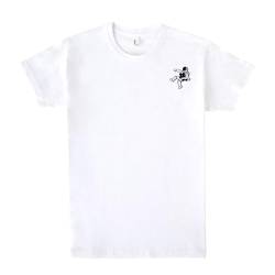 Pampling T-Shirt mit kurzen Ärmeln, aus 100% Baumwolle, Doppeldruck, Unisex Bekleidung mit originellen Motiven in 5 Größen, T-Shirt Weiß, Modell Space Puzzle (M) von Pampling