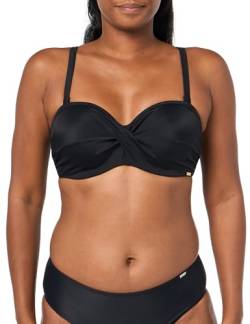 Panache Damen Anya Riva Twist Bandeau Bügel-Bikini (SW1303), Schwarz, 80F von Panache