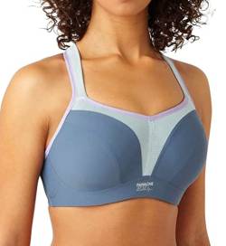 Panache Damen Underwire Bra Sport-BH, grau, 80DD von Panache