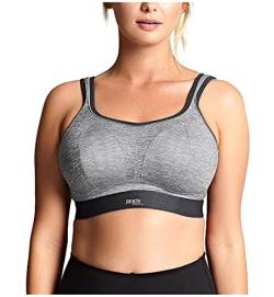 Panache Damen Women's Non-Wired Bra Sport-BH, Anthrazit/Grau, 75H von Panache