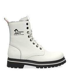 Panama Jack Damen Fortune Combat Boot, Blanco, 36 EU von Panama Jack