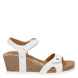 Panama Jack Damen Julia Menorca Riemchensandalen, Weiß (Blanco B5), 40 EU von Panama Jack