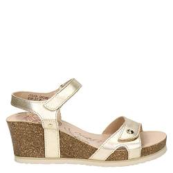 Panama Jack Damen Julia Shine Wedge Sandal, ORO B003, 39 EU von Panama Jack