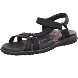 Panama Jack Damen Sandaletten Caribel Basics, Frauen Sandalen,Klettverschluss,gefüttert,sommerschuhe,freizeitschuhe,offene,Schwarz,41 EU / 8 UK von Panama Jack