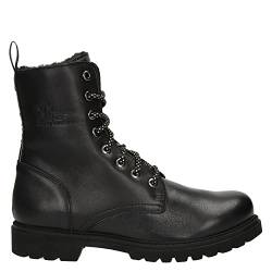 Panama Jack Damen Schnürstiefel Frisia, Frauen Stiefel,Reißverschluss,Kurzstiefel,schnürung,Women's,Lady,Ladies,Boots,Schwarz,39 EU / 6 UK von Panama Jack