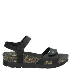 Panama Jack Damen Sulia Basics Riemchensandalen, Schwarz (Negro B2), 39 EU von Panama Jack