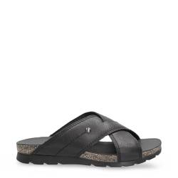 Panama Jack Herren Salman Flat Sandal, Negro C14, 41 EU von Panama Jack