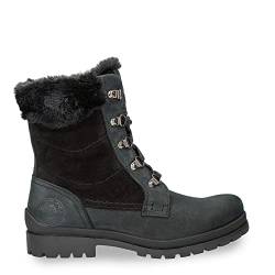 TEARE Damen Tuscani Combat Boot, Black B030, 36 EU von Panama Jack