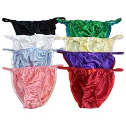 Panasilk Damen-Bikini aus Seide, 8 Paar Gr. 46, mehrfarbig von Panasilk