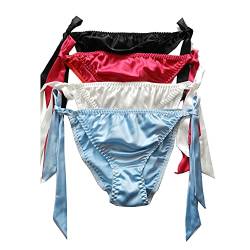 Panasilk Damen-Bikini aus Seide, verstellbar, mehrfarbig, 4 Stück, Mehrfarbig, 42 von Panasilk