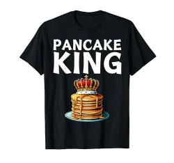 Lustiger Pfannkuchen-König T-Shirt von Pancake shirt funny pancake king shirt