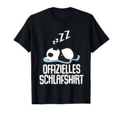 Offizielles Schlafshirt Pyjama Nachthemd Panda Bär Geschenk T-Shirt von Pandabär Bären Geschenkidee Langschläfer Faulenzer