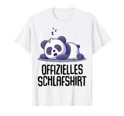 Offizielles Schlafshirt Panda Pandabär T-Shirt von Pandabär Panda Schlafshirt