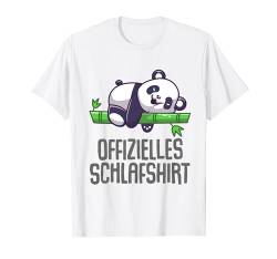 Offizielles Schlafshirt Panda Pandabär T-Shirt von Pandabär Panda Schlafshirt