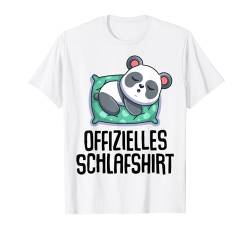 Offizielles Schlafshirt Panda Pandabär T-Shirt von Pandabär Panda Schlafshirt