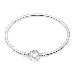 Pandach Armband Damen 925 Sterling Silber, Armbänder Moments Schlangen-Gliederarmband Armkette Valentinstag Muttertag Geburtstags Weihnachten Geschenk für Frauen Freundin Mama von Pandach