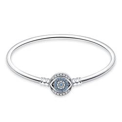 Pandach Armband Damen 925 Sterling Silber, Armbänder Moments Schlangen-Gliederarmband Armkette Valentinstag Muttertag Geburtstags Weihnachten Geschenk für Frauen Freundin Mama von Pandach