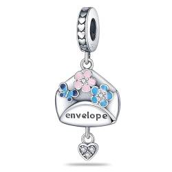 Pandach Damen Charm Anhänger für Armband 925 Sterling Silber Charms Beads passend für Armband und Halskette, Kompatibel mit Europäischen Armbänder für Frauen Mädchen von Pandach