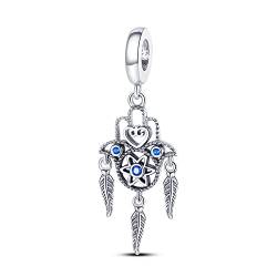 Pandach Damen Charm Anhänger für Armband 925 Sterling Silber Charms Beads passend für Armband und Halskette, Kompatibel mit Europäischen Armbänder für Frauen Mädchen von Pandach