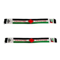 Pandiui23 Palästina-Schal, Schal mit palästinensischer Flagge, palästinensischer Schal, Schal im Stil der palästinensischen Flagge, 14 x 140 cm (2) von Pandiui23