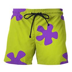 Sommer beiläufige Shorts 3D Patrick Star Hosen für Damen/Herren Shorts Color As Picture2 S von Pandodut