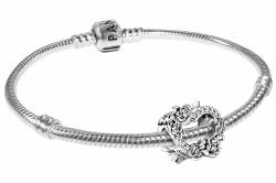 Pandora 39826 Armband für Damen Starterset Offenes Herz und Rosenblüten von Pandora