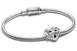Pandora 68109 Damen-Armband mit Charm Silber Familie Herz & Stern Geschenkset von Pandora