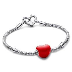 Pandora 68129 Damen-Armband mit Charm Versteckte Botschaft Herz Geschenk-Set von Pandora