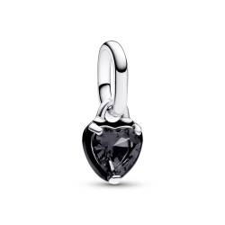 Pandora 793042C01 Anhänger Silber Schwarzes Chakra Herz von Pandora