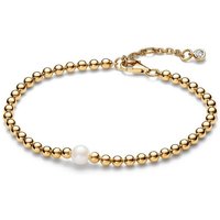 Pandora Armband PANDORA Timeless Kugelarmband für Damen mit Perle, IP Gold von Pandora