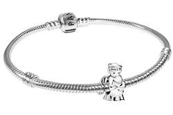 Pandora Damen-Armband Engel der Liebe zauberhafter Silberschmuck, elegante Geschenkidee für modische Frauen, 39493-19 19 cm von Pandora