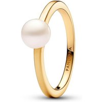 Pandora Fingerring Vergoldeter PANDORA Timeless Ring für Damen mit Perle von Pandora