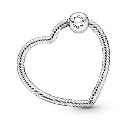 Pandora Herz Charm-Halter in Sterling Silber Moments Collection von Pandora