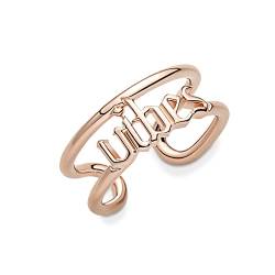 Pandora ME Vibes Offener Ring aus 14 Karat rosévergoldeter Metalllegierung, Kompatibel ME Armbänder, Gr. 54, 181986C00-54 von Pandora