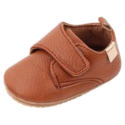 Panegy Baby Krabbelschuhe Kleinkind Anti-Rutsch Lernlaufschuhe Mädchen Jungen Weiche Leicht Lauflernschuhe Babyschuhe mit Klettverschluss von Panegy