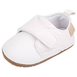 Panegy Baby Lauflernschuhe Jungen Mädchen Anti-Rutsch Krabbelschuhe Kleinkind Weiche Leder Kleider Party Babyschuhe mit Klettverschluss von Panegy