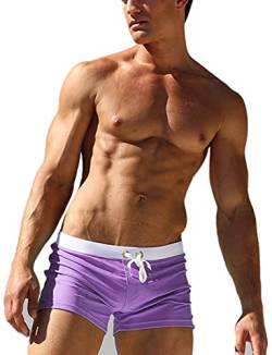 Panegy Männer Badeshorts Kurze Badehose Schnell Trocknend Strandshorts Tunnelzug Schwimmhose Beachshorts Bermuda von Panegy