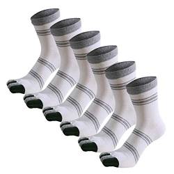 Panegy Sport Laufende Zehensocken Männer 6 Paar Sneaker Socken Baumwolle Warm Sportsocken von Panegy