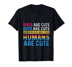 Menschen sind süß Pansexuell T-Shirt von Pansexuell T-Shirts & Geschenkideen