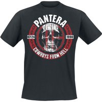Pantera T-Shirt - Skull Circle - XL bis XXL - für Männer - Größe XL - schwarz  - Lizenziertes Merchandise! von Pantera