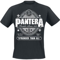 Pantera T-Shirt - Stronger Than All - M bis 3XL - für Männer - Größe XXL - schwarz  - Lizenziertes Merchandise! von Pantera