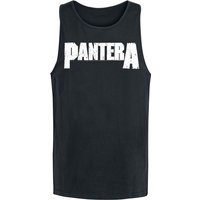 Pantera Tank-Top - Logo - S - für Männer - Größe S - schwarz  - Lizenziertes Merchandise! von Pantera