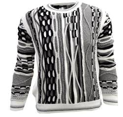 Paolo Deluxe® Sweater Giorgio in Black & White (XL) von Paolo Deluxe